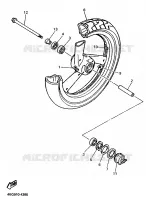ROUE AVANT pour Yamaha XJR 1998