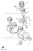 VILEBREQUIN / PISTON pour Yamaha XJR 1998