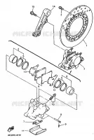 ETRIER DE FREIN ARRIERE pour Yamaha XJR 1998
