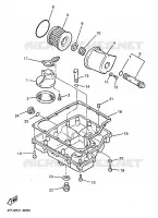 FILTRE A HUILE pour Yamaha XJR 1998