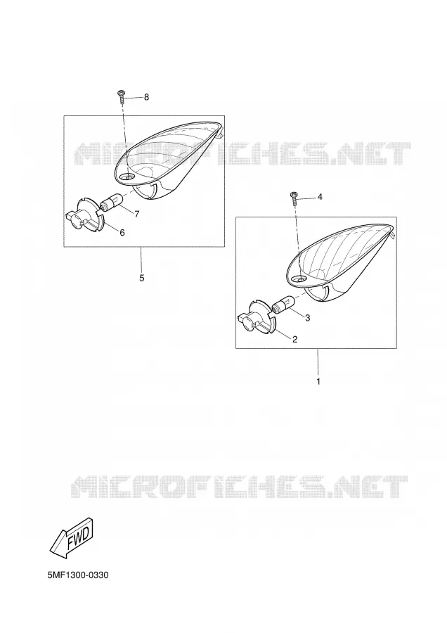 CLIGNOTANT Yamaha SCOOTER 125 2000 XN  XN125