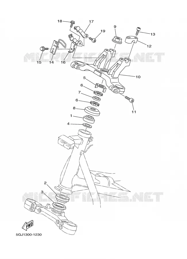 DIRECTION Yamaha SCOOTER 500 2001 TMAX  XP500