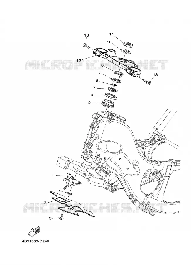 DIRECTION Yamaha SCOOTER 500 2008 TMAX  XP500