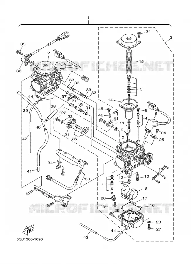 CARBURATEUR Yamaha SCOOTER 500 2003 TMAX  XP500R