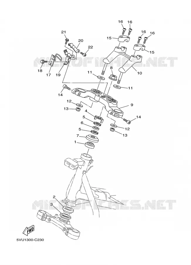 DIRECTION Yamaha SCOOTER 500 2005 TMAX  XP500T