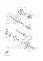 EMBRAYAGE DE DEMARREUR pour Yamaha MAXSTER 2001