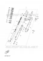 FOURCHE pour Yamaha MAXSTER 2001