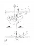 RESERVOIR A ESSENCE pour Yamaha MAXSTER 2001