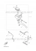 MAITRE CYLINDRE DE FREIN ARRIERE pour Yamaha MAXSTER 2001
