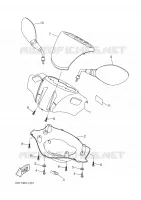 CARENAGES 1  pour Yamaha MAXSTER 2001