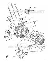 CULASSE pour Yamaha XT 1988
