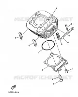 CYLINDRE pour Yamaha XT 1988