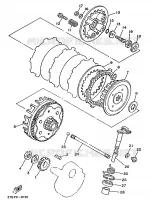 EMBRAYAGE DE DEMARREUR pour Yamaha XT 1988