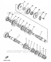 TRANSMISSION pour Yamaha XT 1988