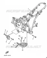 CADRE pour Yamaha XT 1988