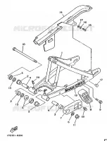BRAS ARRIERE pour Yamaha XT 1988