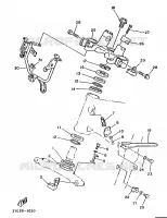 DIRECTION pour Yamaha XT 1988