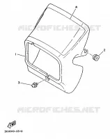 CARENAGES 1  pour Yamaha XT 1988