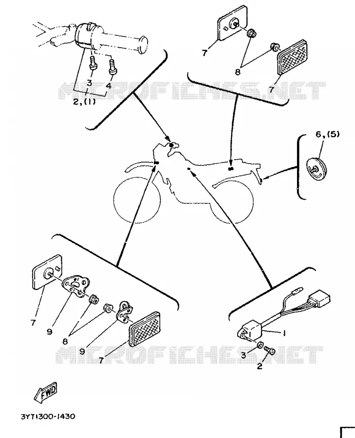 ALTERNATIVE ELECTRIQUE - AUTRICHE Yamaha MOTO 350 1991 XT  XT350