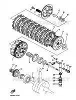 EMBRAYAGE DE DEMARREUR pour Yamaha XT 1988