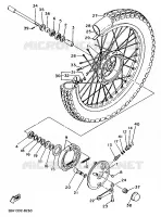 ROUE AVANT pour Yamaha XT 1988