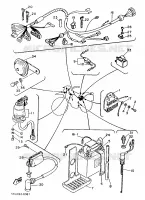 PARTIE ELECTRIQUE 1 pour Yamaha XT 1988