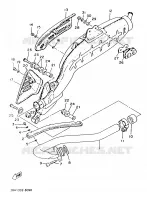 ECHAPPEMENT pour Yamaha XT 1988