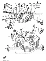 CULASSE pour Yamaha XT 1988