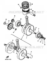 VILEBREQUIN / PISTON pour Yamaha XT 1988