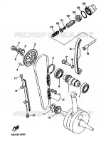 ARBRE A CAMES / CHAINE DE DISTRIBUTION pour Yamaha XT 1988