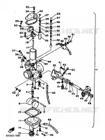 CARBURATEUR pour Yamaha XT 1988