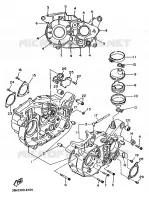 CARTER MOTEUR pour Yamaha XT 1988
