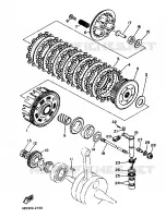 EMBRAYAGE DE DEMARREUR pour Yamaha XT 1988