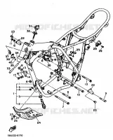 CADRE pour Yamaha XT 1988