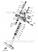 DIRECTION pour Yamaha XT 1988