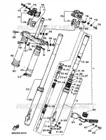 FOURCHE pour Yamaha XT 1988