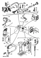 PARTIE ELECTRIQUE 1 pour Yamaha XT 1988