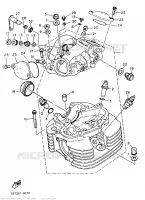 CULASSE pour Yamaha XT 1989