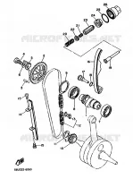 ARBRE A CAMES / CHAINE DE DISTRIBUTION pour Yamaha XT 1989