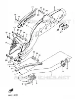 ECHAPPEMENT pour Yamaha XT 1989