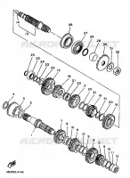 TRANSMISSION pour Yamaha XT 1989