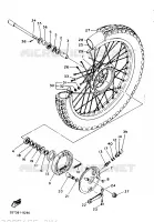 ROUE AVANT pour Yamaha XT 1989