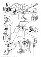 PARTIE ELECTRIQUE 1 pour Yamaha XT 1989