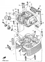 CULASSE pour Yamaha XTE 1991