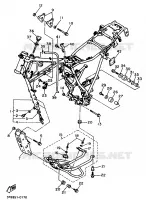 CADRE pour Yamaha XTE 1991