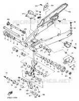 BRAS ARRIERE pour Yamaha XTE 1991