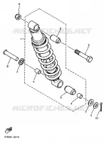 AMORTISSEUR ARRIERE pour Yamaha XTE 1991