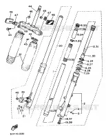 FOURCHE pour Yamaha XTE 1991