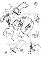 RESERVOIR A ESSENCE pour Yamaha XTE 1991