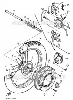 ROUE AVANT pour Yamaha XTE 1991